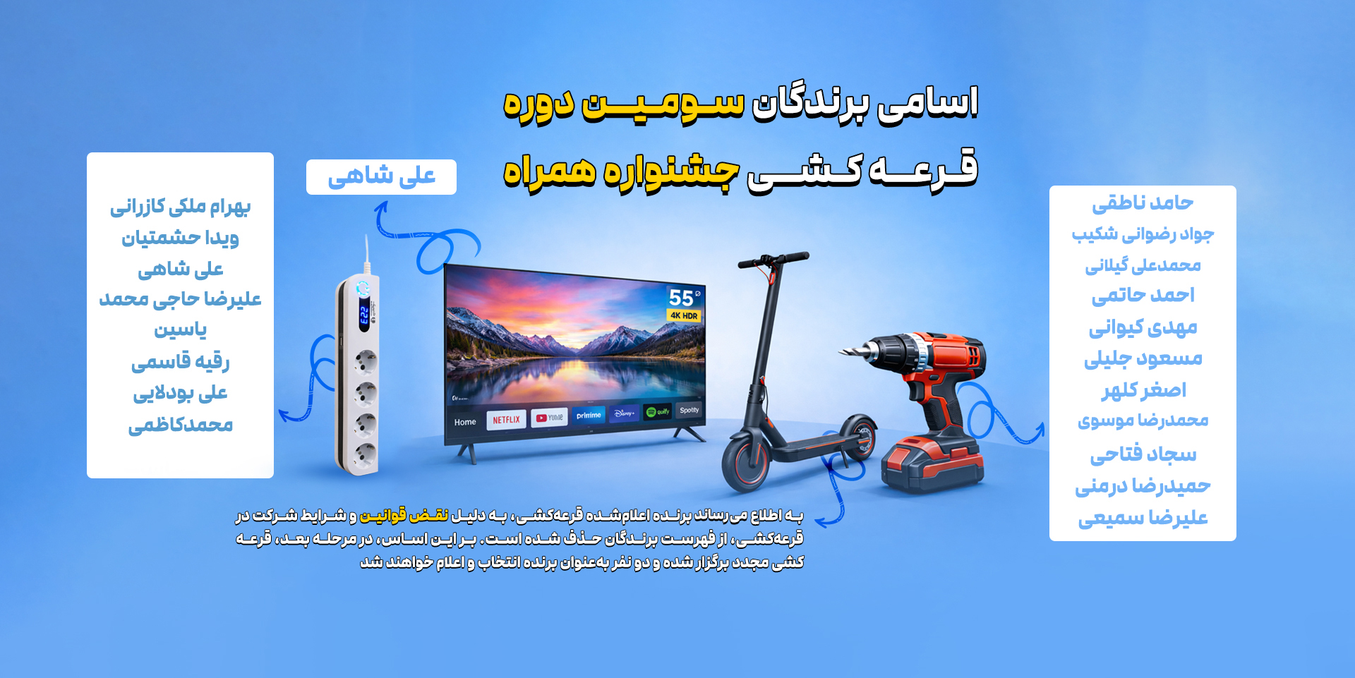 برندگان جشنواره